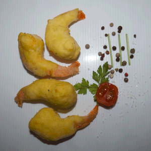 Gambas a la gabardina